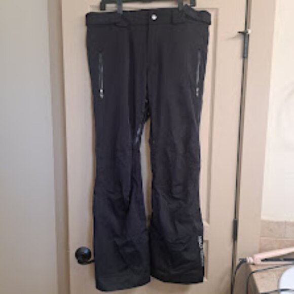 HELLY HANSEN MENS MEDIUM SNOWBOARDING SKI PANTS REGUALR BLACK GREAT CONDITION - Picture 1 of 6